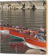 Lake Tahoe Classic Boats -  Use Discount Code Sgvvmt At Check Out Wood Print