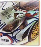 Le Mans 1998 Porsche 911 Gt1 Wood Print