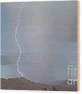 Lightning Bolt Wood Print