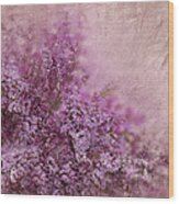 Lilac Splash Wood Print