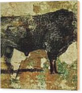 French Limousine Bull 11 Wood Print