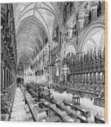 Lincoln Cathedral The Choir I Wood Print
