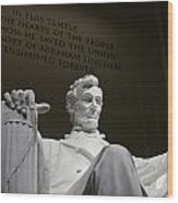 Lincoln Memorial Wood Print