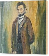 Lincoln Portrait #10 Wood Print