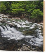 Little Missouri Falls Wood Print