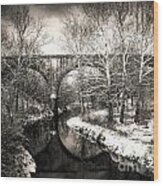 Lodi Rr Arch Bridge Wood Print
