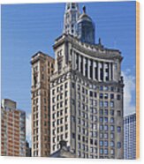 London Guarantee And Accident Building Chicago Wood Print