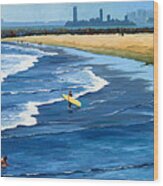 Long Beach California Wood Print