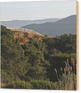 Los Laureles Ridgeline Wood Print