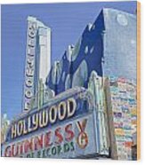 Lots Of Letters Hollywood Guinness World Of Records Wood Print