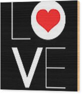 Love  Poster 7 Wood Print