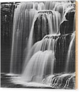 Lover Lewis Falls Panorama Wood Print