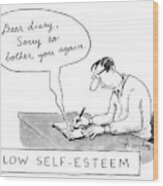Low Self-esteem
'dear Diary Wood Print