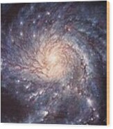M101 Pinwheel Galaxy Wood Print