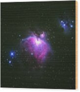 M42 Orion Nebula Wood Print