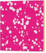 Magenta Abstract Background Wood Print