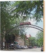Majestic Theater Arch Wood Print