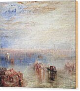 Turner's Approach To Venice Wood Print