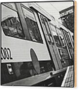 Manchester Tram 01 Wood Print