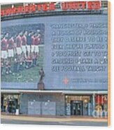 Manchester United Busby Babes Wood Print
