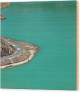 Manla Reservoir, Jiangzi County, Tibet Wood Print