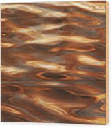 Marbleized Waters Wood Print