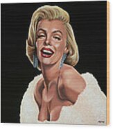 Marilyn Monroe Wood Print