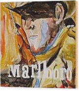 Marlboro Man Wood Print