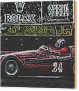 Maserati 250f 1953 Grand Prix Racing Car 2 Wood Print