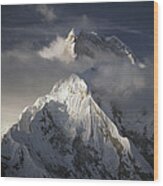 Masherbrum K1 Karakoram Mts Pakistan Wood Print