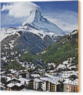 Matterhorn Wood Print