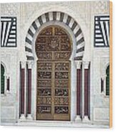 Mausoleum Doors Wood Print