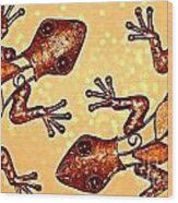 Meet The Geckos Wood Print