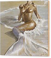 Mermaid Wood Print