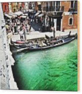 #mgmarts #venice #italy #europe #canal Wood Print