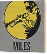 Miles Poster 3 Wood Print