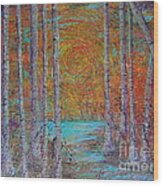 Minnesota Sunset Wood Print