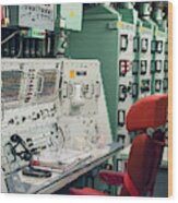 Minuteman Missile Control Room Wood Print