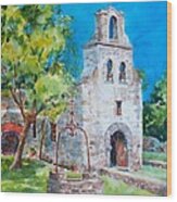 Mission Espada Wood Print