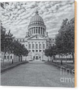 Mississippi State Capitol Iv Wood Print