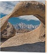 Mobius Arch And Whitney Wood Print