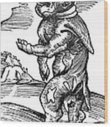 Monk Calf, Reformation Monster Wood Print