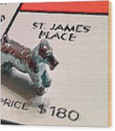 Monopoly Board Custom Painting St James Place Wood Print