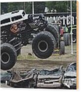 Monster Trucks Size Matters 1 Wood Print