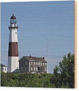 Montauk Point Lighthouse I Wood Print