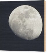 Moon 022113 Wood Print