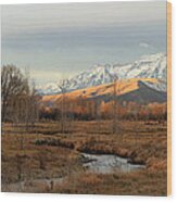 Morning In The Wasatch Back. Wood Print