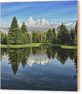 Morning Magic At Schwabacher Wood Print