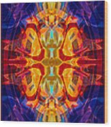 Mother Of Eternity Abstract Living Artwork Wood Print
