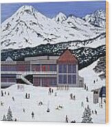 Mount Bachelor Wood Print